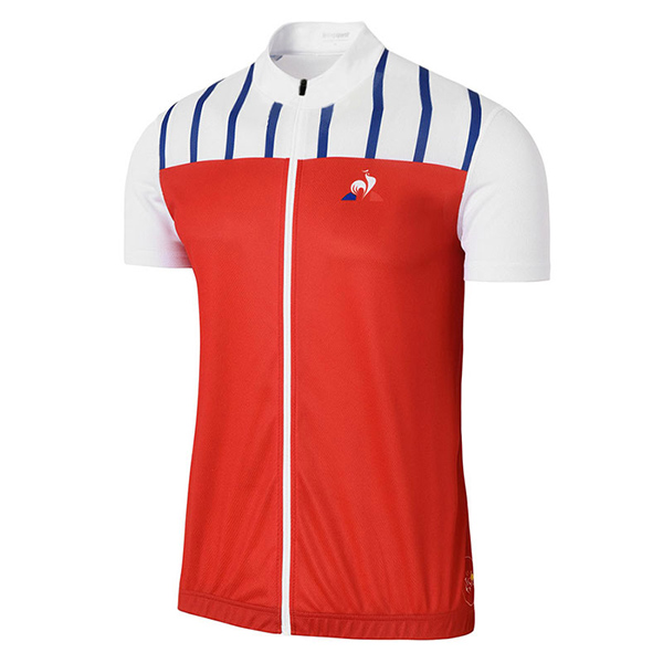 2017 Maglia Coq Sportif Tour de France rosso e bianco - Clicca l'immagine per chiudere